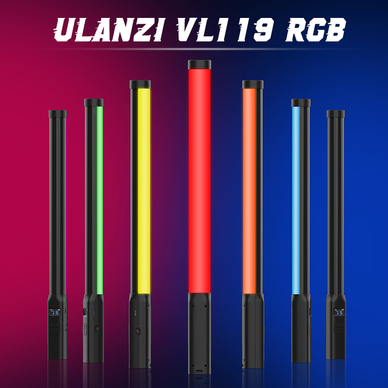 Photography Bulb - Ulanzi VL119 portátil RGB colorido vara
