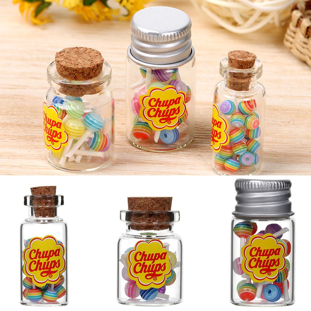 Fotografi Food - Pirulitos em miniatura com Frasco, Acessórios