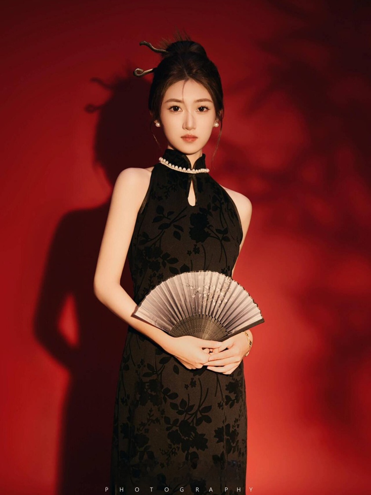 Photography Aesthetic - Traje Preto para Estúdio, Estética Oriental,