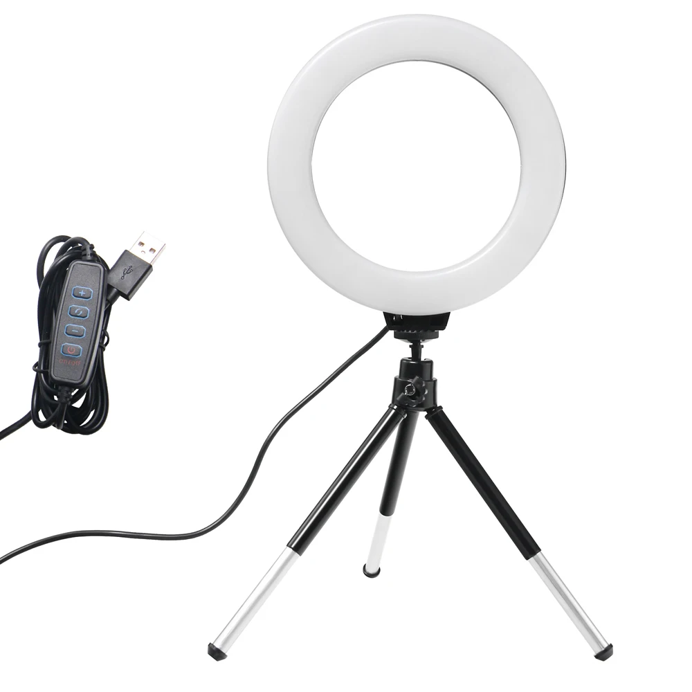 Photography Bulb - Mini Ring Light de 6 Polegadas
