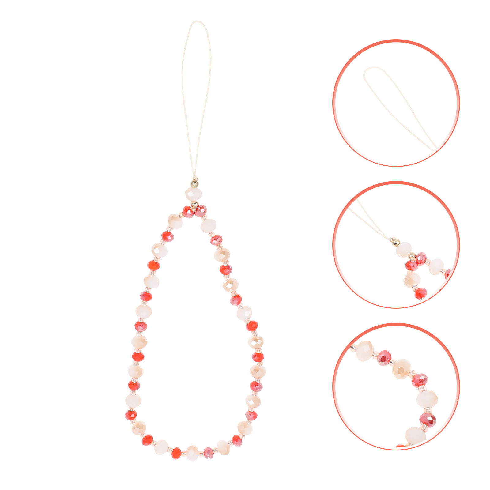 Camera Wrist Strap - Corrente Decorativa para Telefone com Cristais