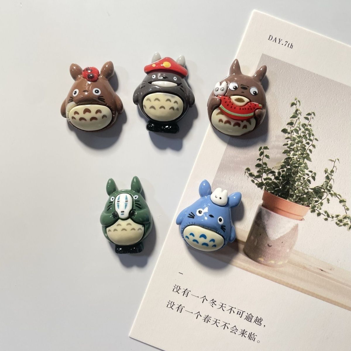 Photography Ideas - Imã de Geladeira de Resina Totoro