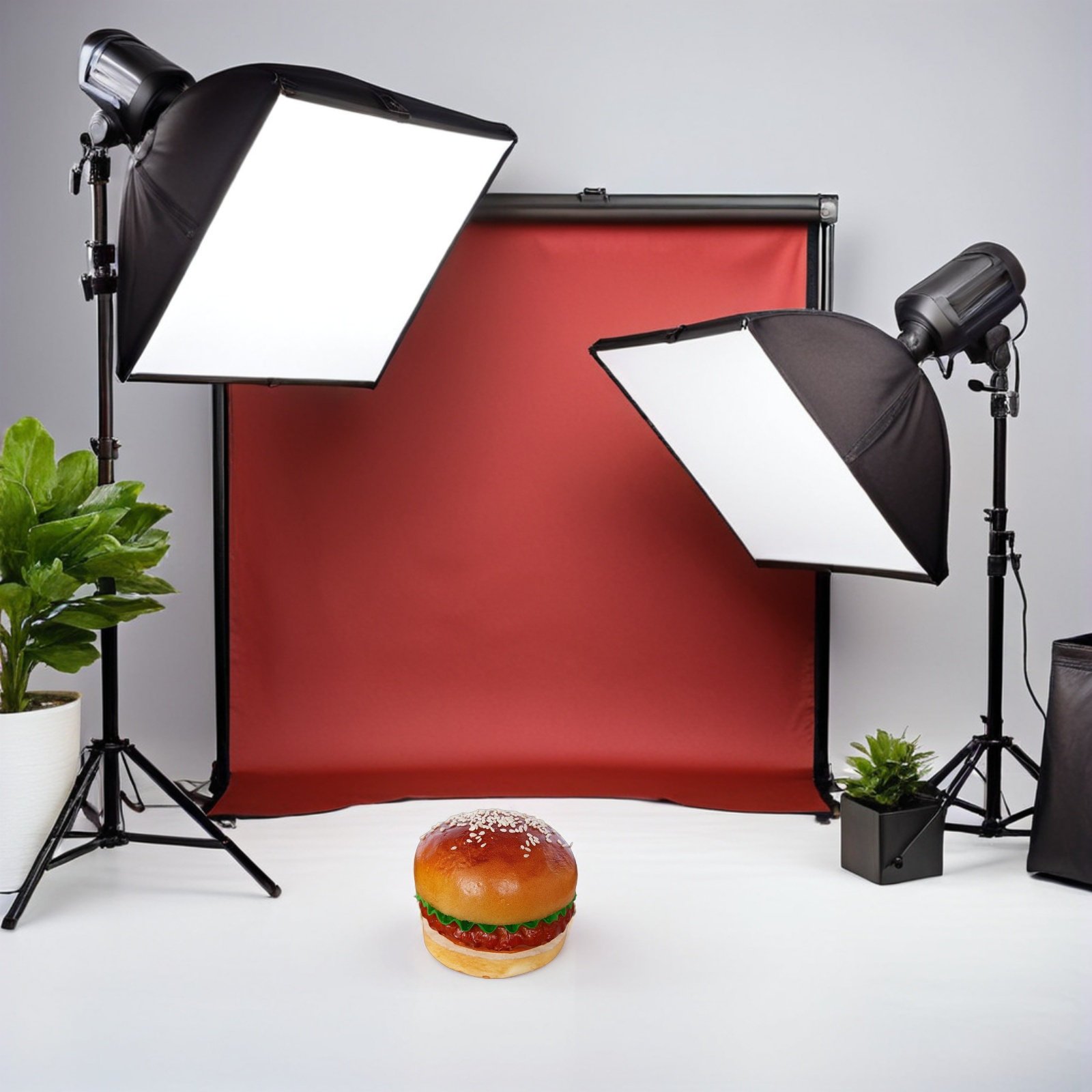 3 Peças de Adereços de Hambúrg - Fotografi Food avaliação e preço