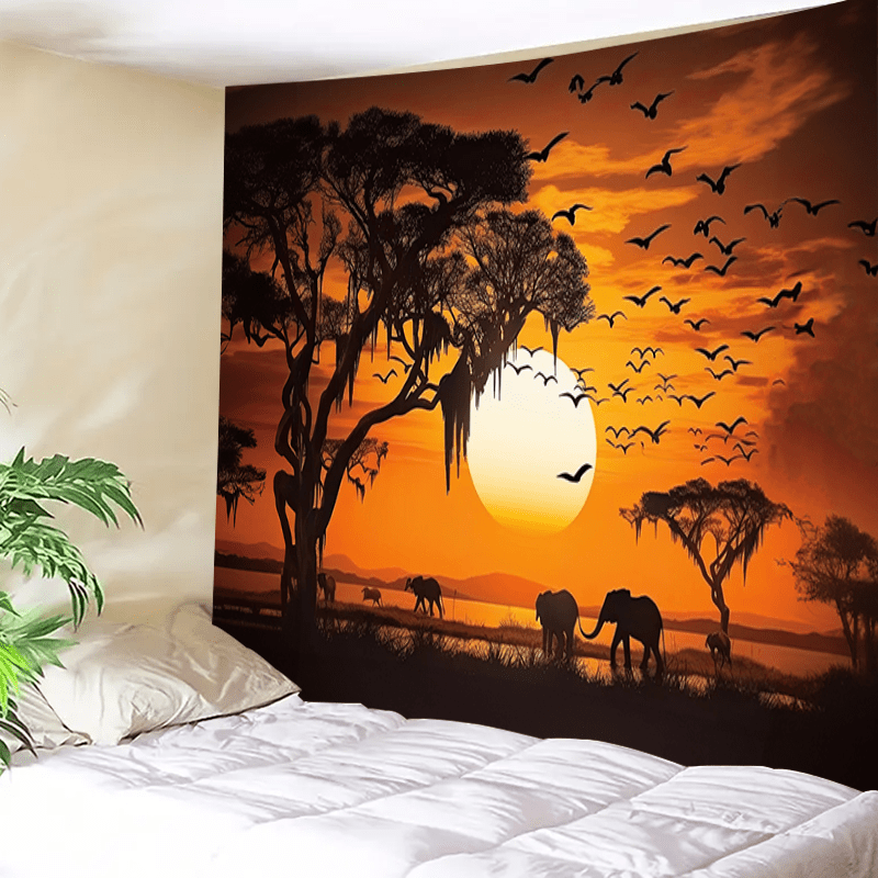 Tapeçaria Serengeti Sunset Saf - Photography Aesthetic avaliação e preço