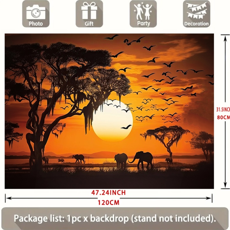 Tapeçaria Serengeti Sunset Saf - Photography Aesthetic avaliação e preço