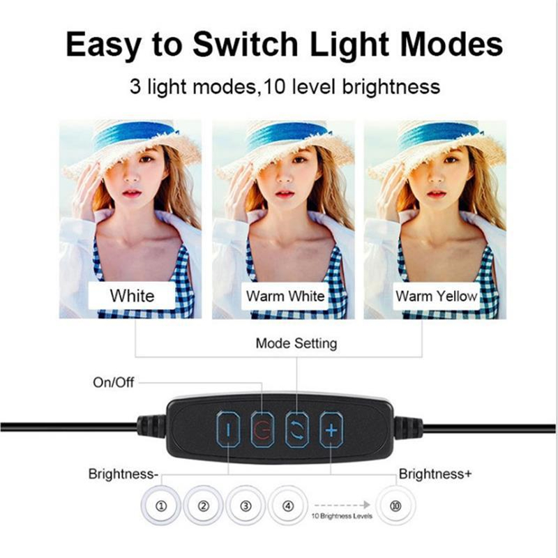 Anel de luz led regulável, pro - Photography Video avaliação e preço