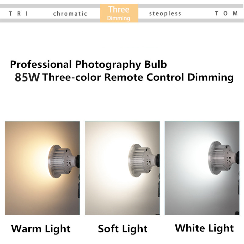 85w led lâmpadas de iluminação - Photography Bulb avaliação e preço