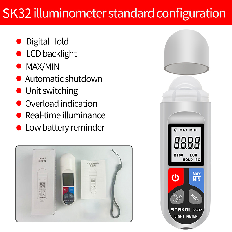 SK-32 medidor de luz digital m - Photography Ratio avaliação e preço